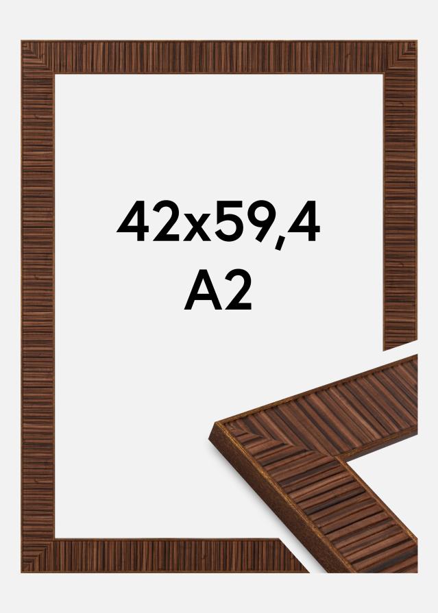 Rahmen Linea Acrylglas Rosewood 42x59.4 cm (A2)