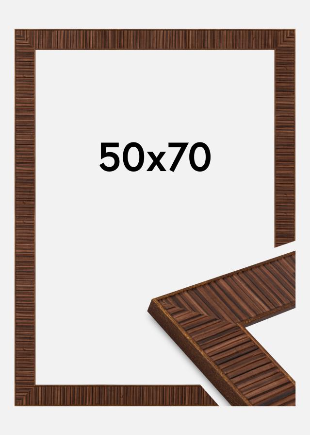 Rahmen Linea Acrylglas Rosewood 50x70 cm