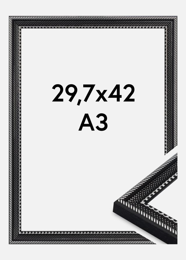 Rahmen Trellis Acrylglas Vintage Black 29.7x42 cm (A3)