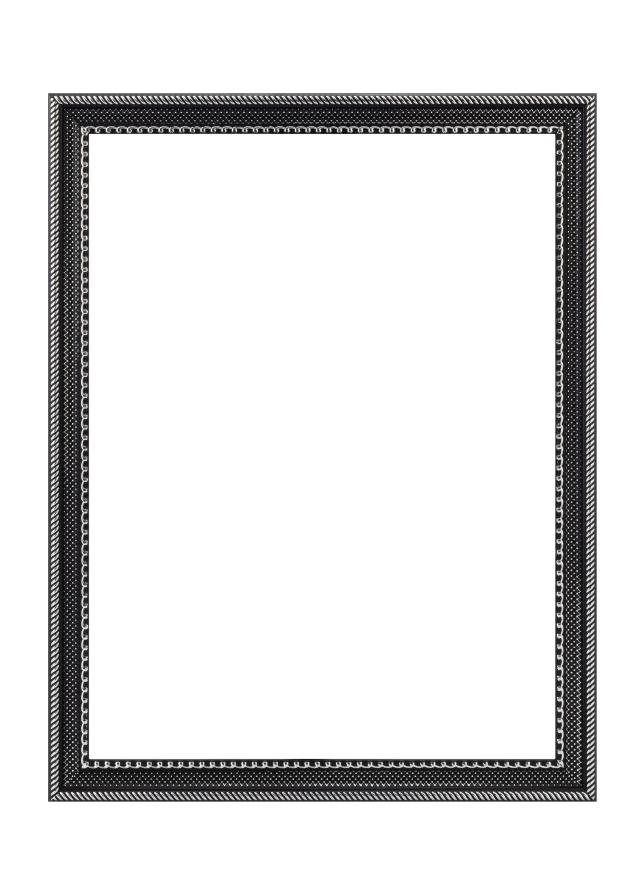 Rahmen Trellis Acrylglas Vintage Black 42x59.4 cm (A2)