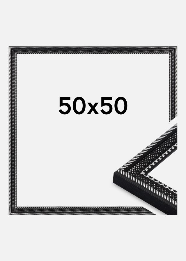 Rahmen Trellis Acrylglas Vintage Black 50x50 cm