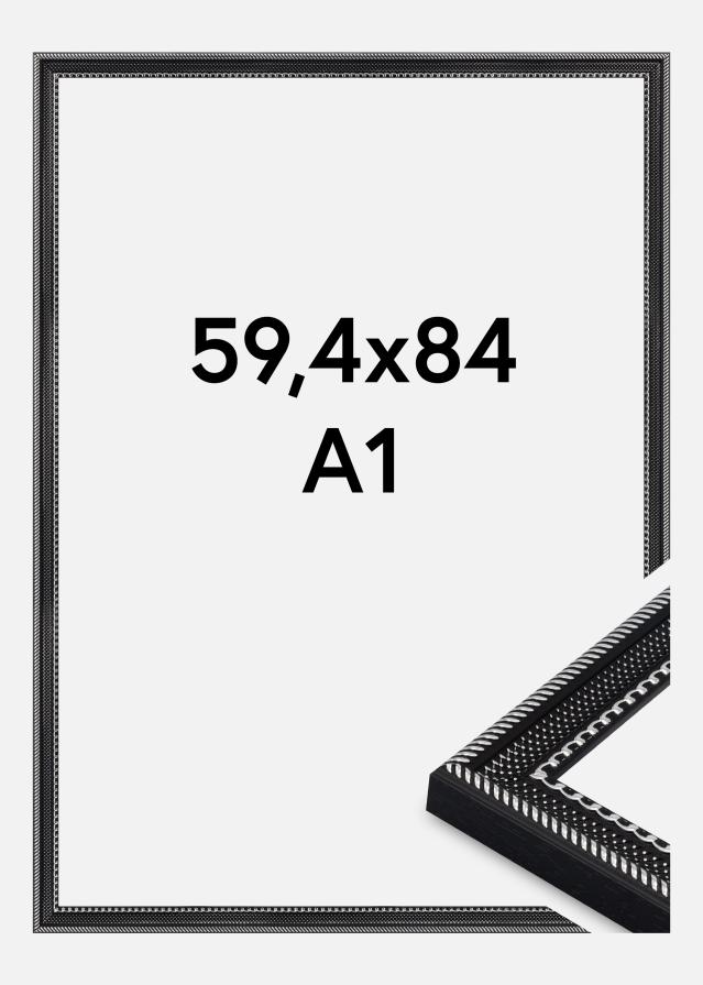 Rahmen Trellis Acrylglas Vintage Black 59.4x84 cm (A1)