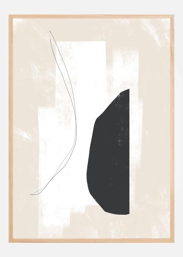 Monochrome Harmony Poster