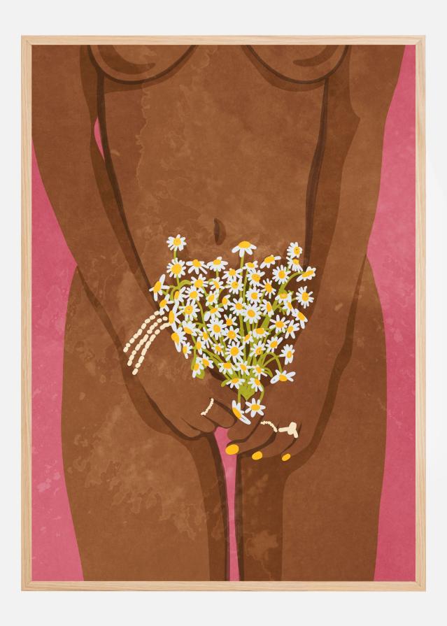 Wearing Floweers Poster