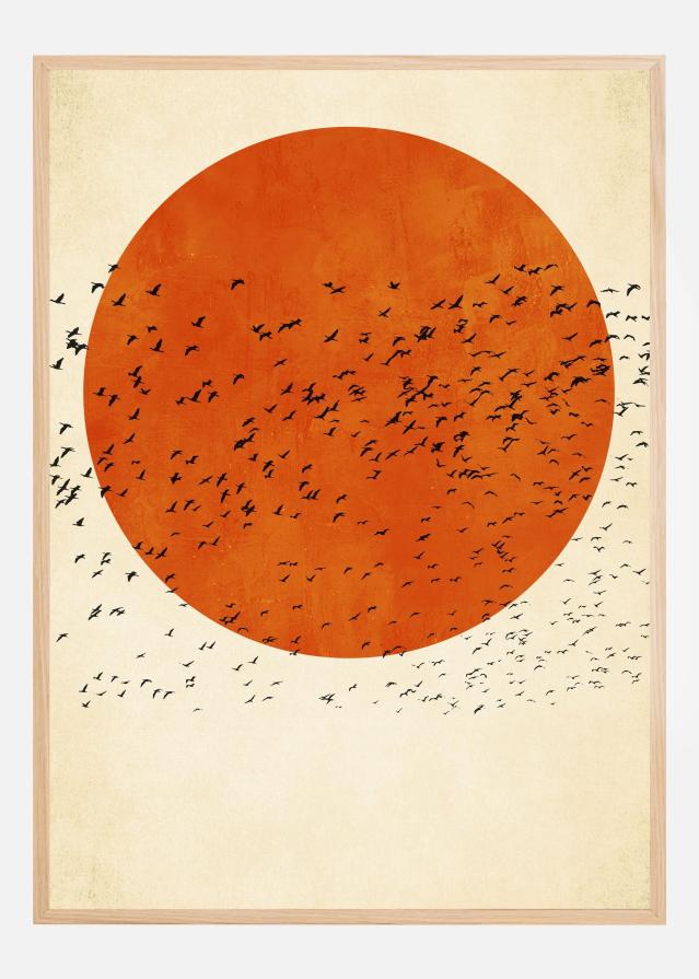 Birds In the Sun Poster