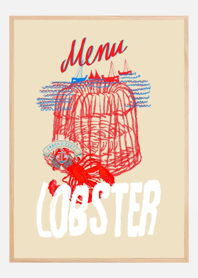 Lobster Menu Poster