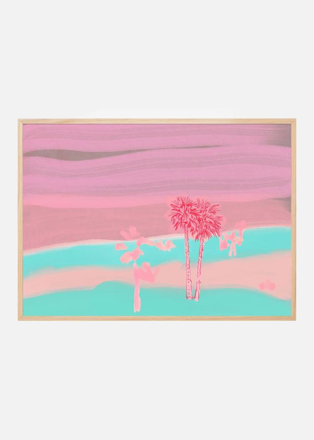 Beach Sundown In Sicily Poster