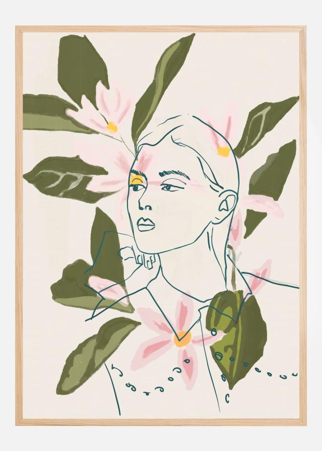 Floral Reflection Poster