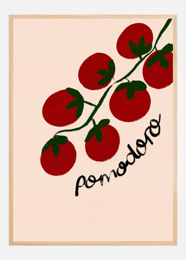Pomodoro Tomato Italian Food Poster