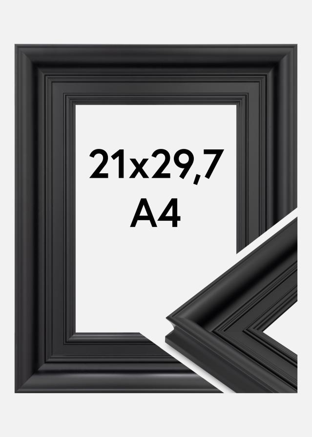 Rahmen Scarborough Acrylglas Schwarz 21x29.7 cm (A4)