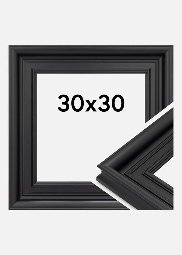 Rahmen Scarborough Acrylglas Schwarz 30x30 cm