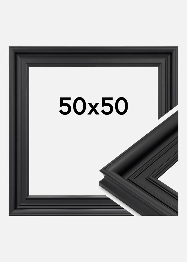 Rahmen Scarborough Acrylglas Schwarz 50x50 cm