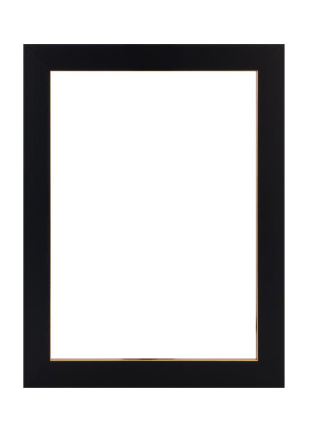 Rahmen Sussex Acrylglas Schwarz/Gold 40x40 cm