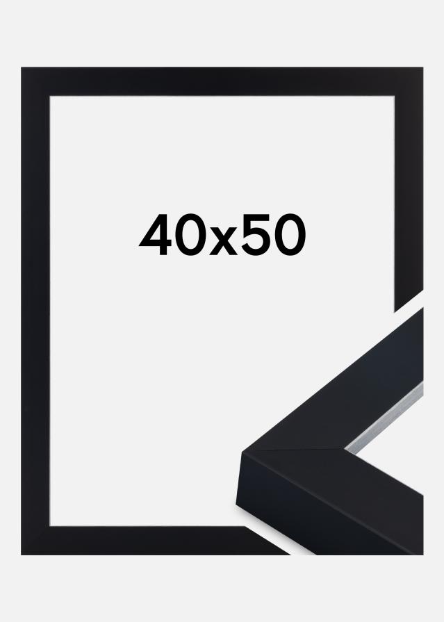 Rahmen Sussex Acrylglas Schwarz/Silber 40x50 cm