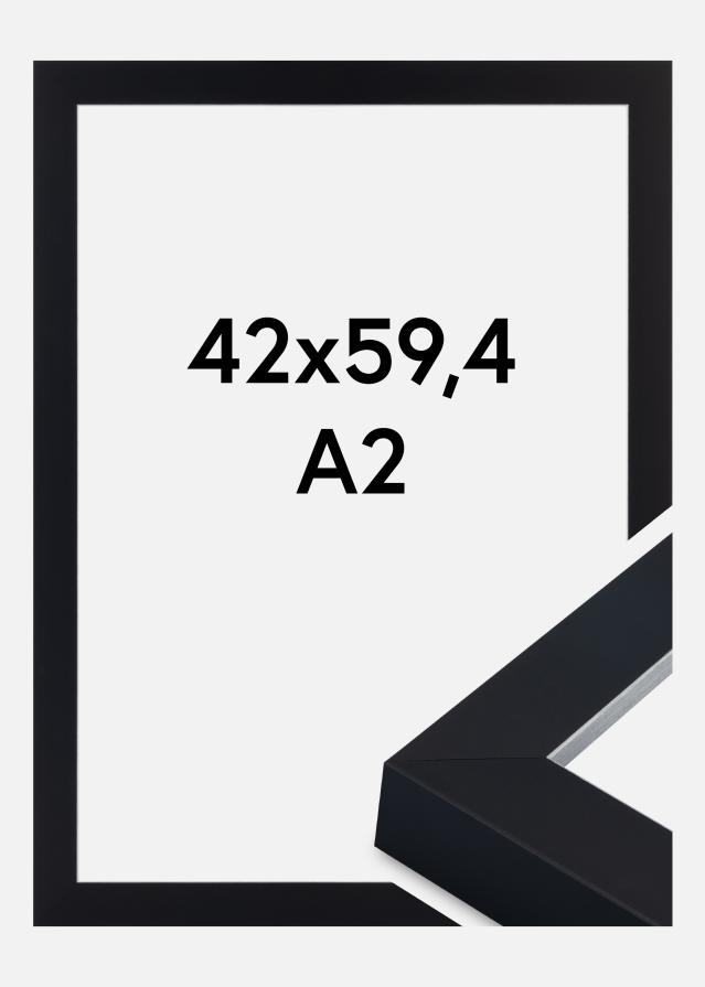 Rahmen Sussex Acrylglas Schwarz/Silber 42x59.4 cm (A2)