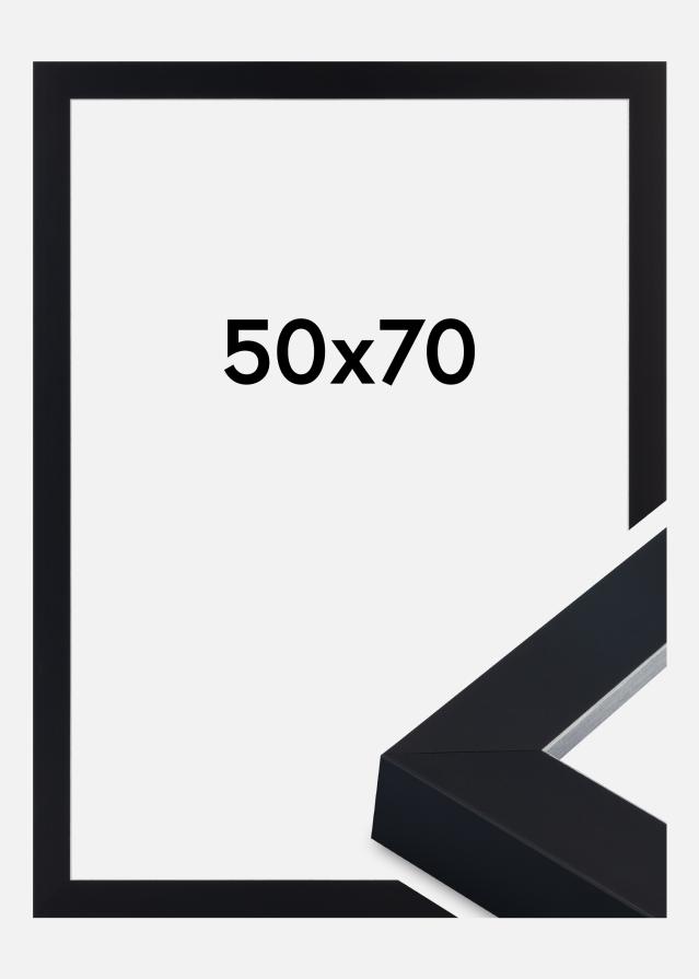 Rahmen Sussex Acrylglas Schwarz/Silber 50x70 cm