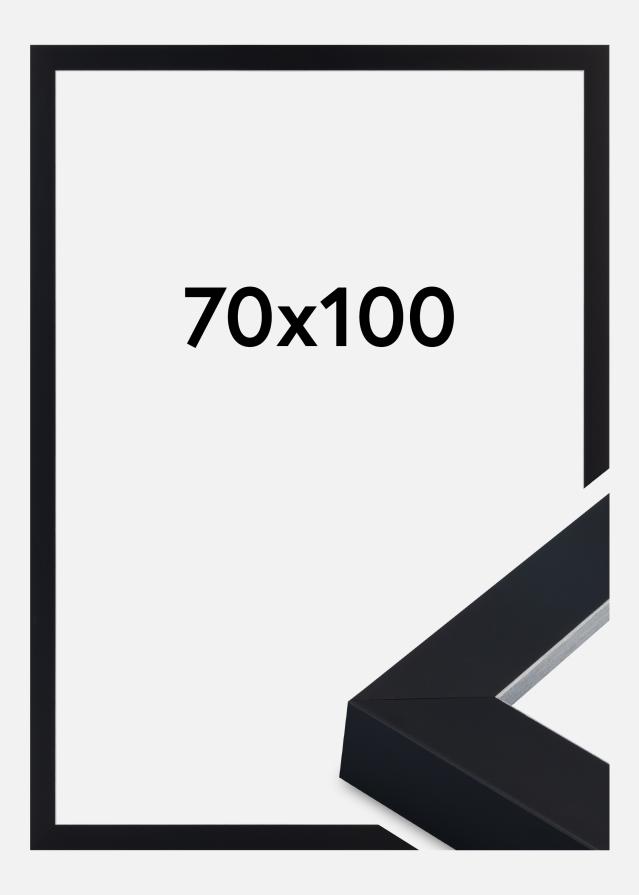 Rahmen Sussex Acrylglas Schwarz/Silber 70x100 cm