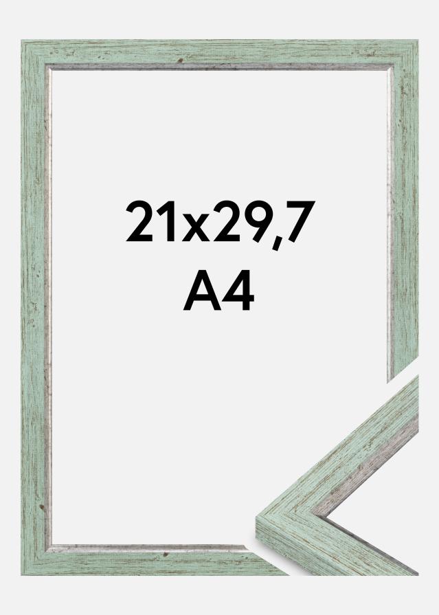 Rahmen Whitby Acrylglas Grün 21x29.7 cm (A4)