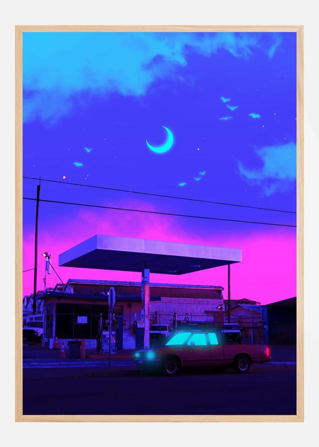 Neon Night Poster