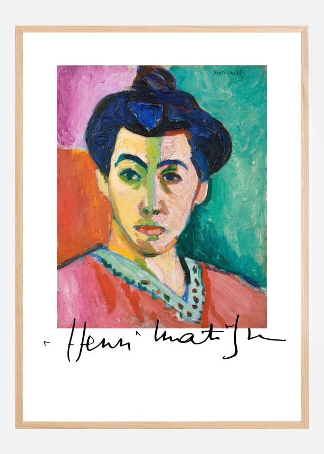 La Raie Verte With Signature - Henri Matisse Poster