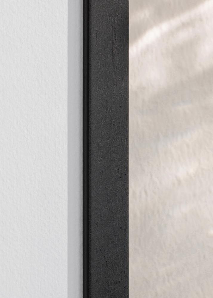 Bilderrahmen Edsbyn Schwarz 40x70 cm - Passepartout Weiß 25x60 cm