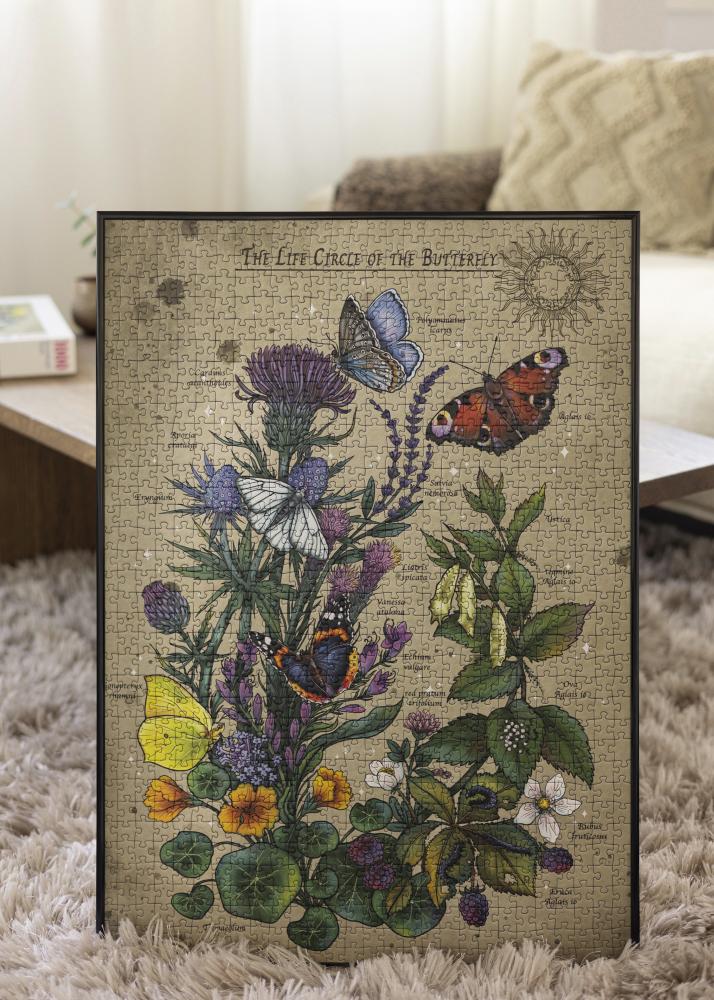Puzzle-Rahmen Schwarz 50x50 cm