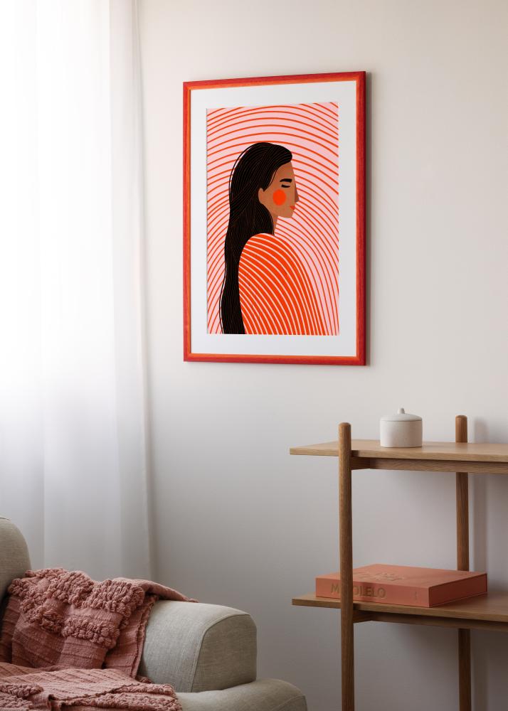 Rahmen Cornwall Acrylglas Rot 30x30 cm