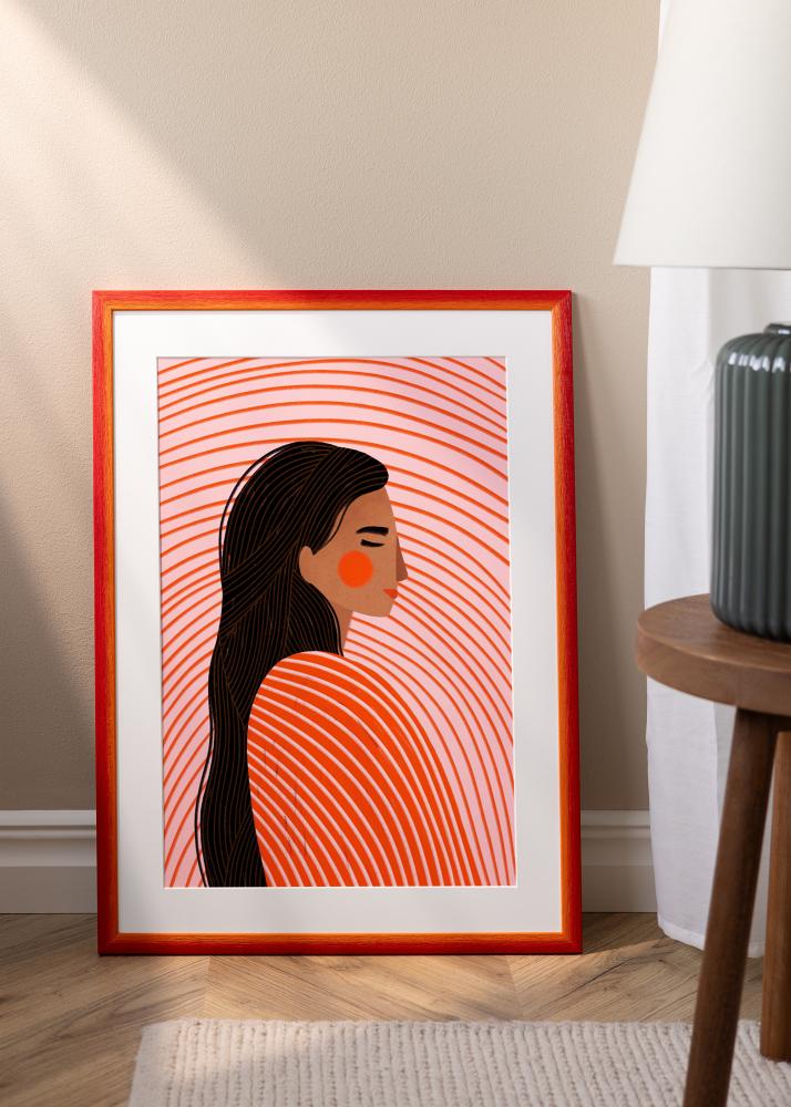 Rahmen Cornwall Acrylglas Rot 30x30 cm