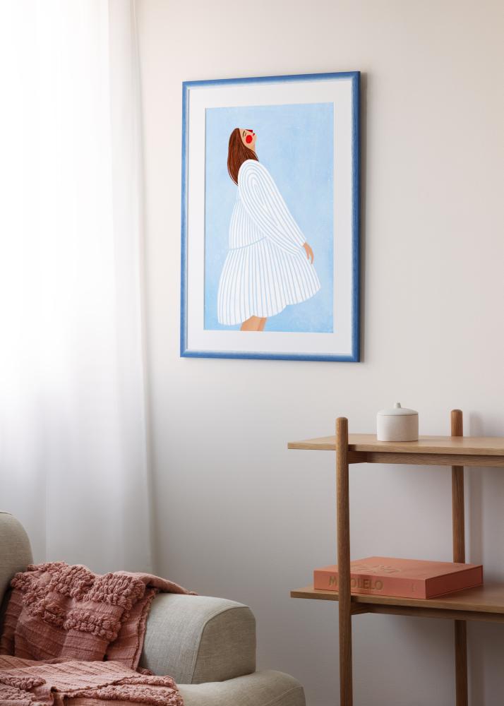 Rahmen Cornwall Acrylglas Blau 30x30 cm