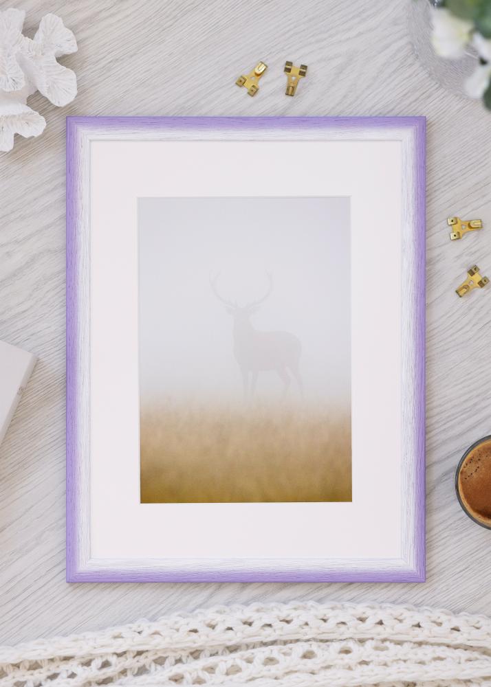 Rahmen Cornwall Acrylglas Helllila 30x30 cm