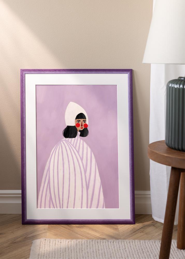 Rahmen Cornwall Acrylglas Lila 30x30 cm