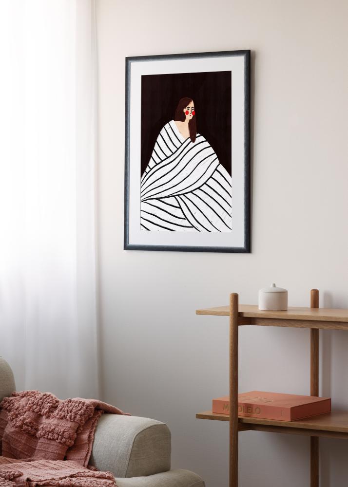 Rahmen Cornwall Acrylglas Schwarz 30x30 cm