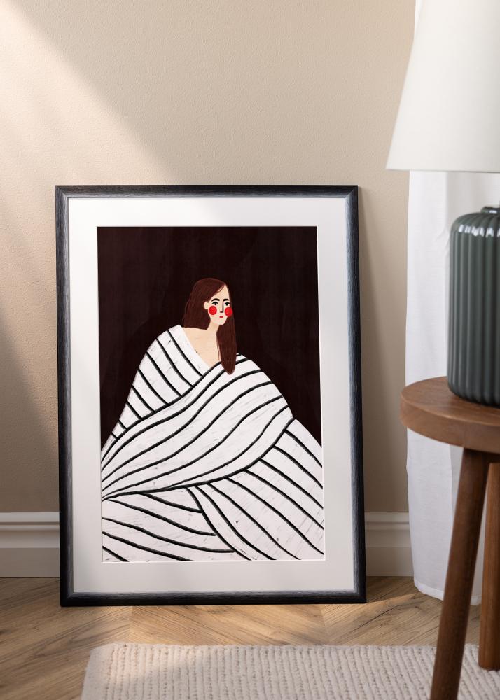 Rahmen Cornwall Acrylglas Schwarz 30x30 cm