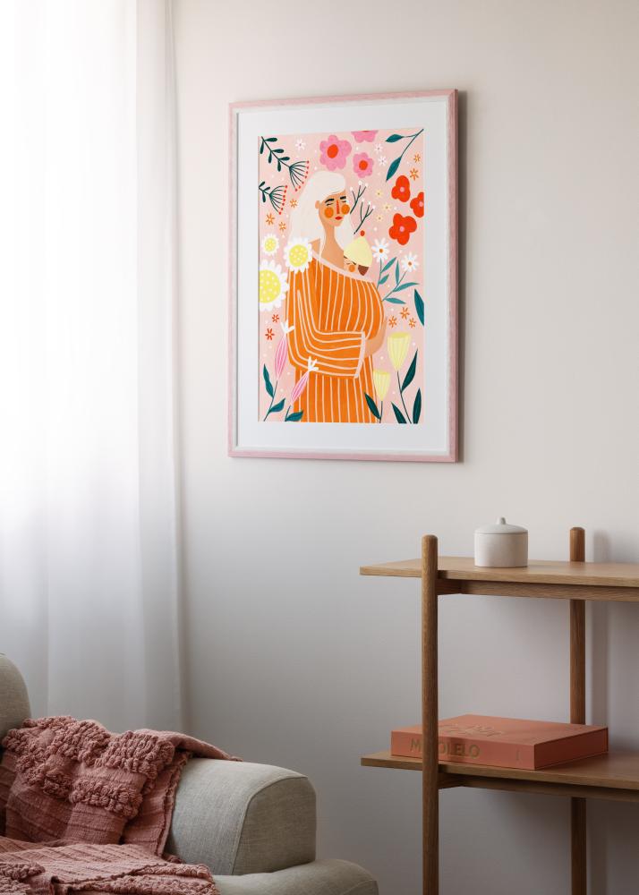 Rahmen Cornwall Acrylglas Rosa 30x30 cm