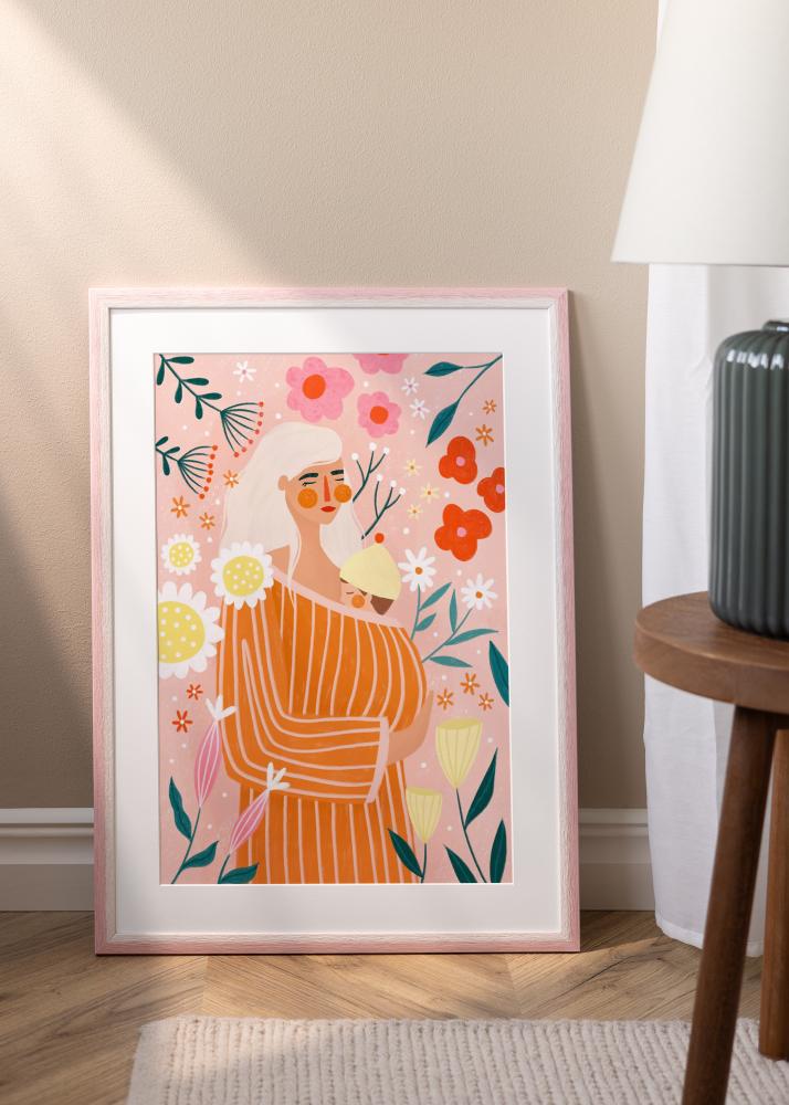 Rahmen Cornwall Acrylglas Rosa 30x30 cm