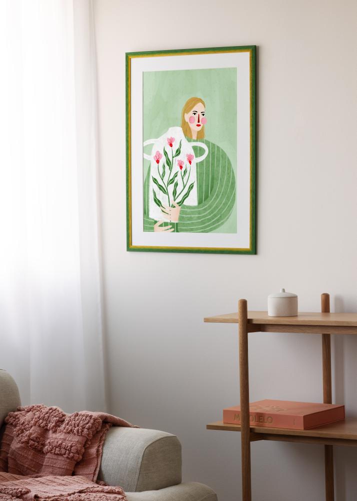 Rahmen Cornwall Acrylglas Grün 40x60 cm