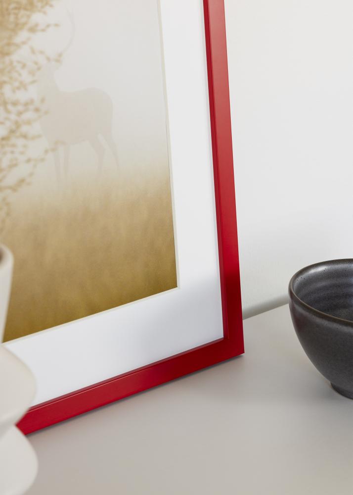 Rahmen Kent Acrylglas Rot 21x29.7 cm (A4)