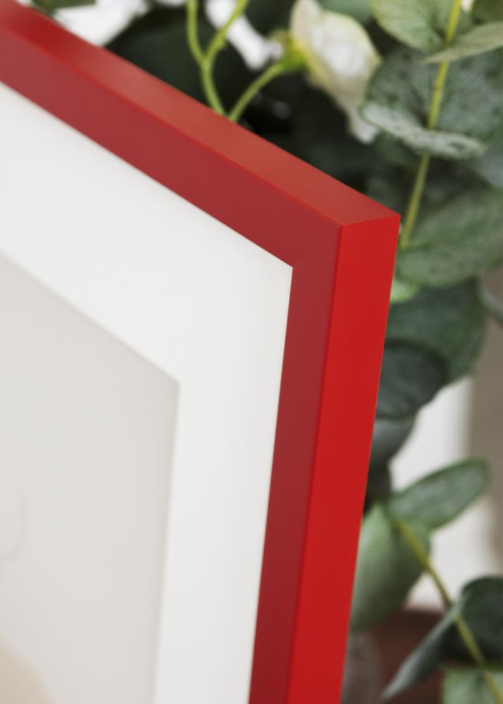 Rahmen Kent Acrylglas Rot 21x29.7 cm (A4)