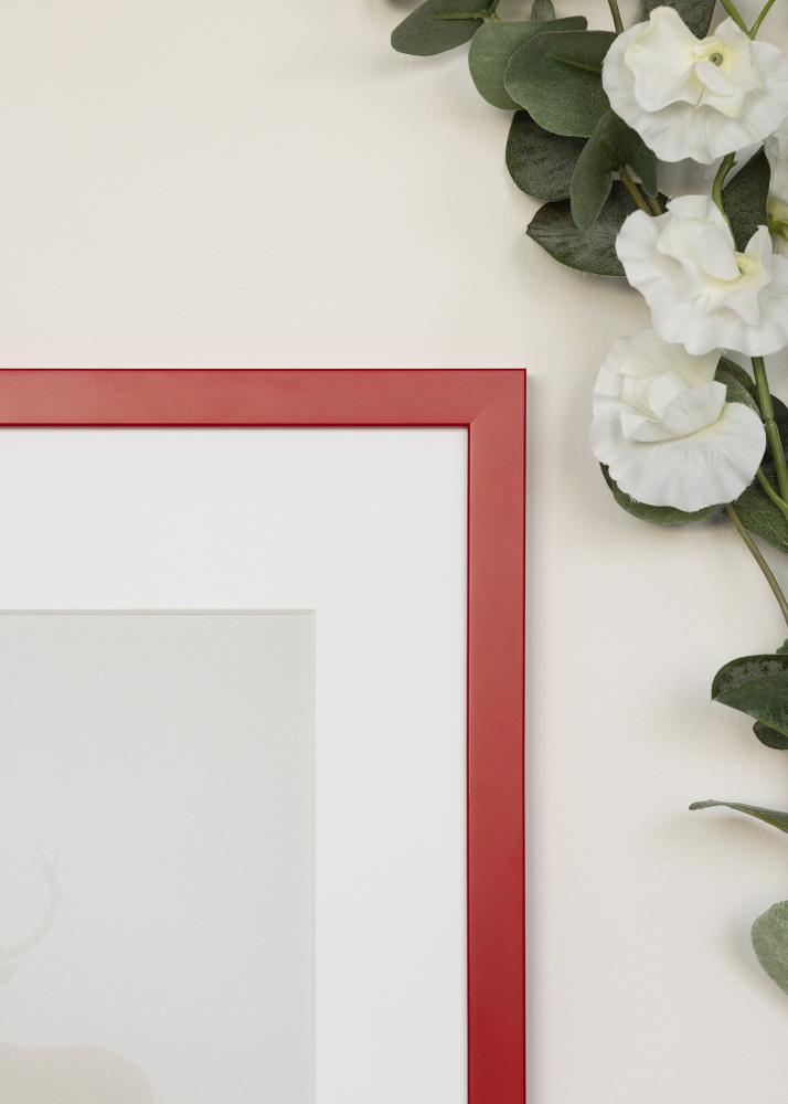 Rahmen Kent Acrylglas Rot 21x29.7 cm (A4)