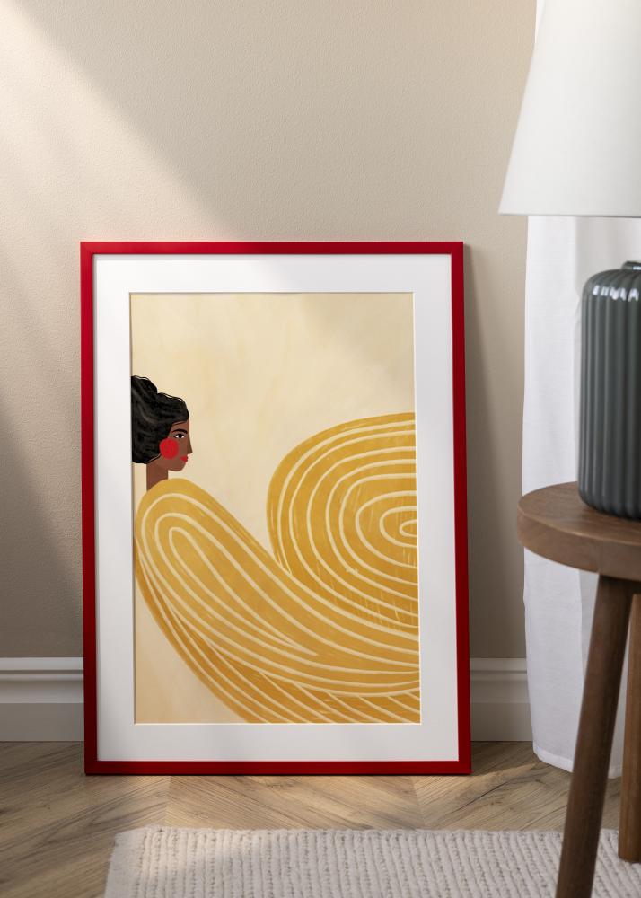 Rahmen Kent Acrylglas Rot 21x29.7 cm (A4)