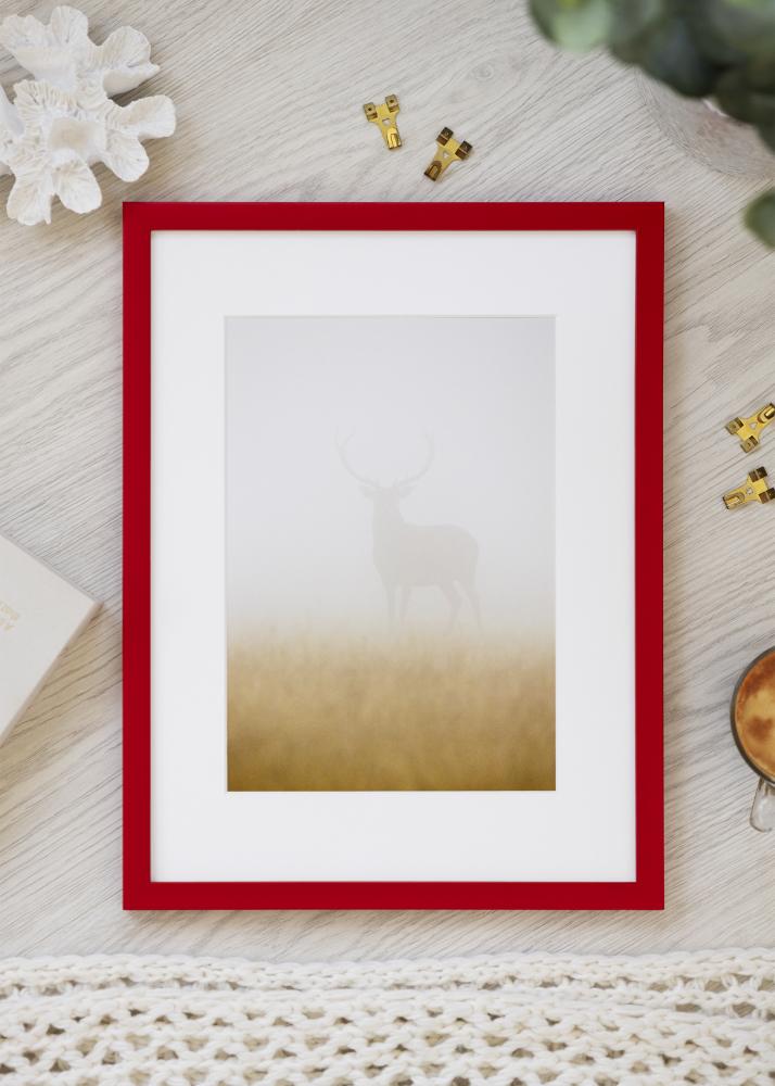 Rahmen Kent Acrylglas Rot 21x29.7 cm (A4)