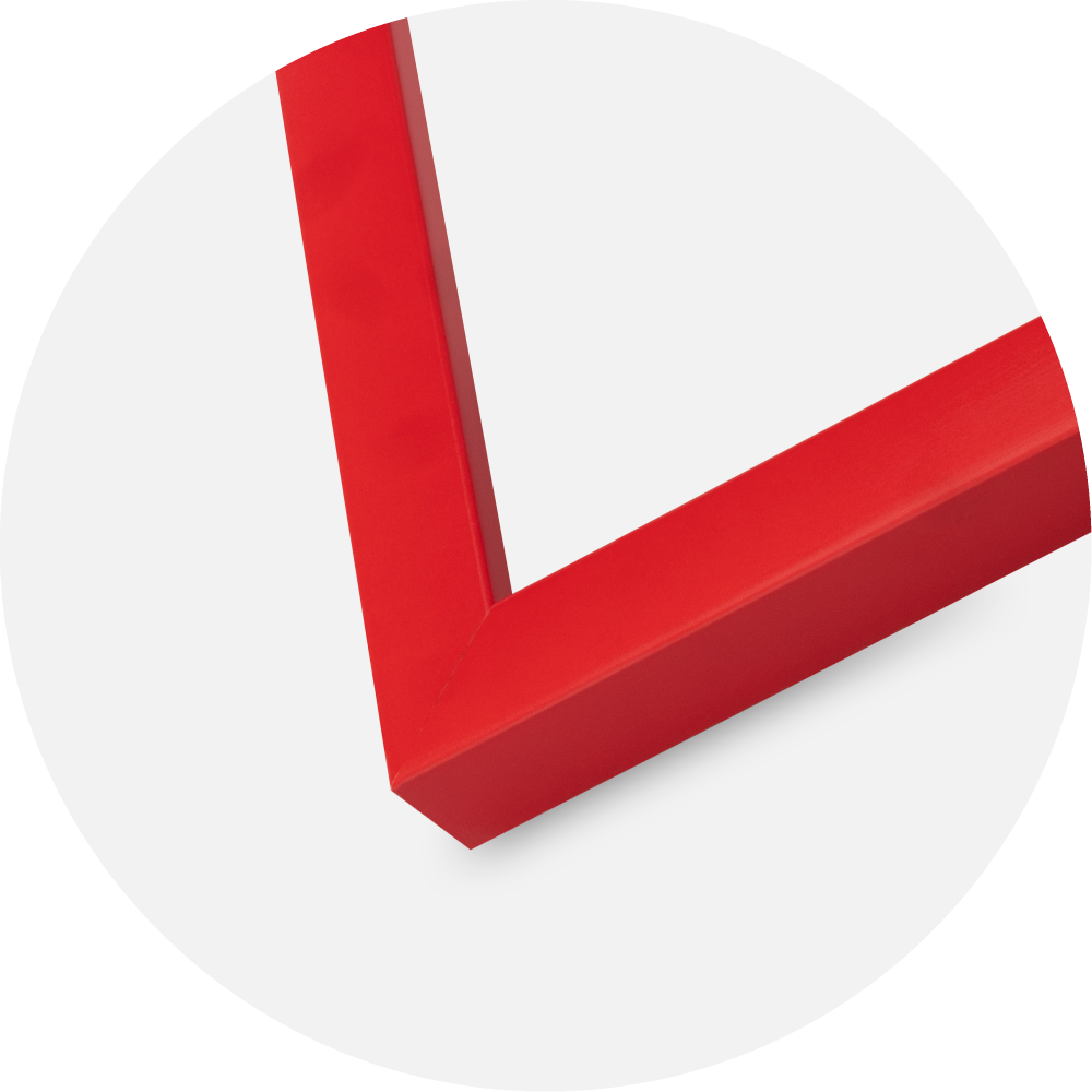 Rahmen Kent Acrylglas Rot 30x30 cm