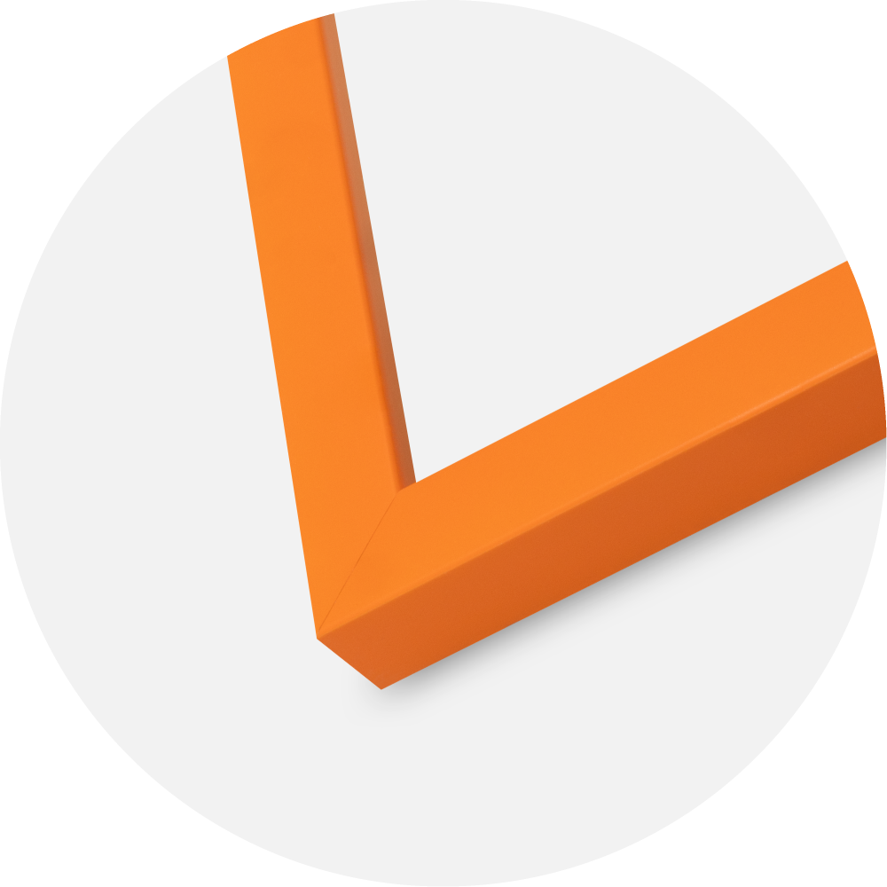 Rahmen Kent Acrylglas Orange 30x30 cm