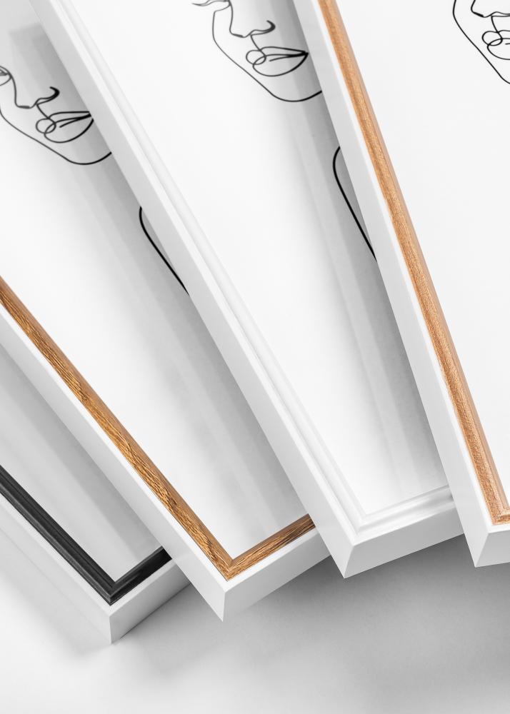 Rahmen Silhouette Weiss 40x50 cm