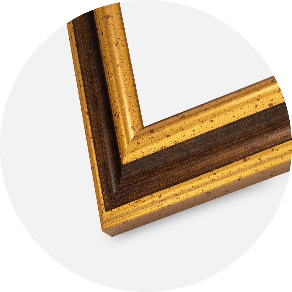 Rahmen Aberystwyth Acrylglas Gold 21x29.7 cm (A4)