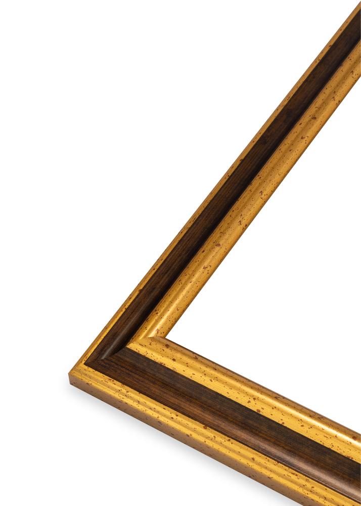 Rahmen Aberystwyth Acrylglas Gold 40x40 cm