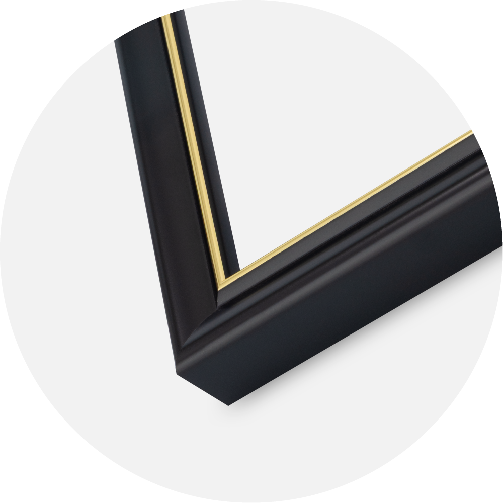 Rahmen Canterbury Acrylglas Schwarz 50x50 cm
