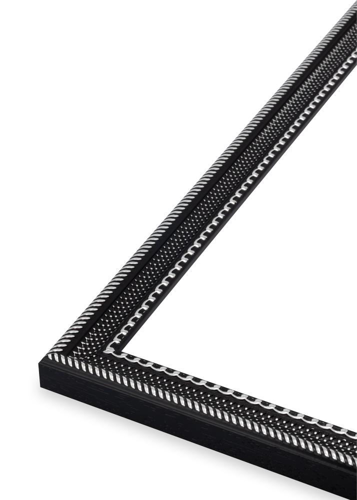 Rahmen Trellis Acrylglas Vintage Black 40x40 cm