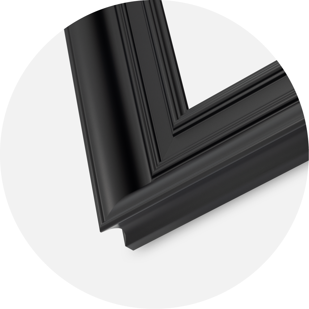 Rahmen Scarborough Acrylglas Schwarz 59.4x84 cm (A1)