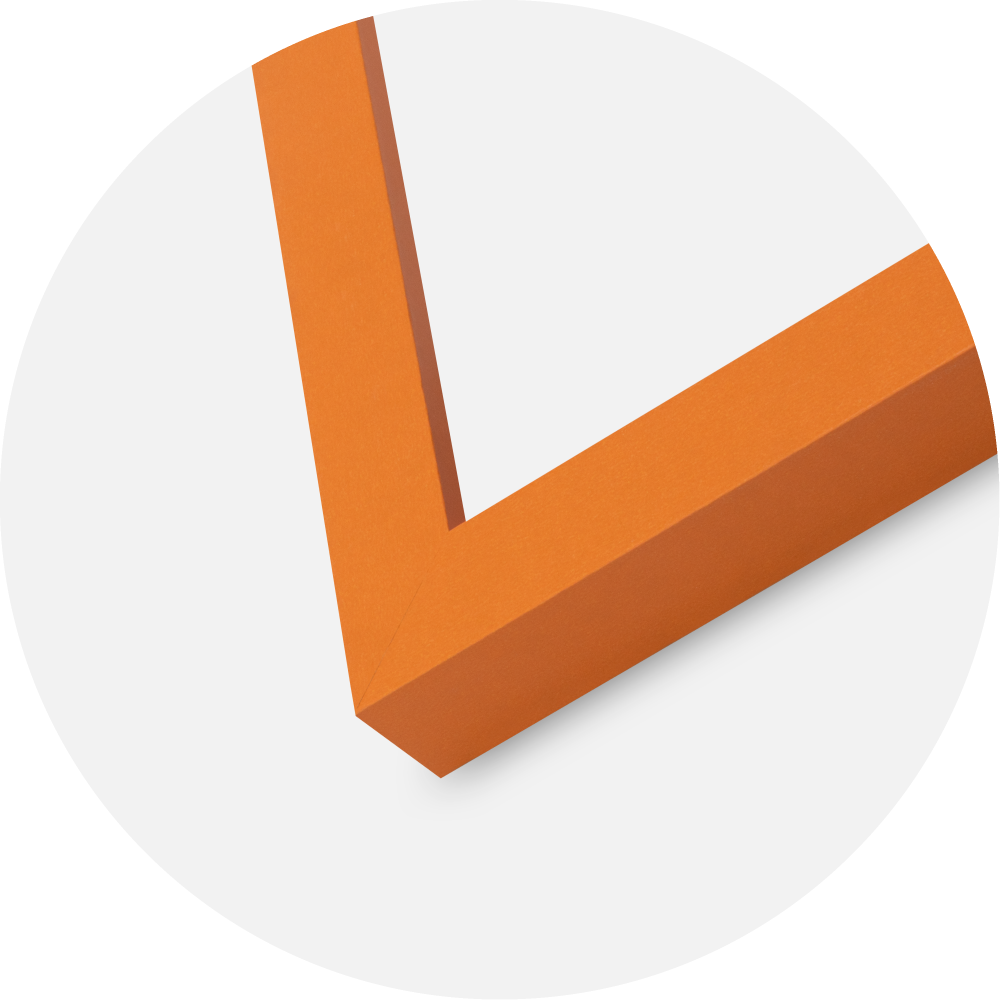 Rahmen Selection Acrylglas Orange 40x60 cm